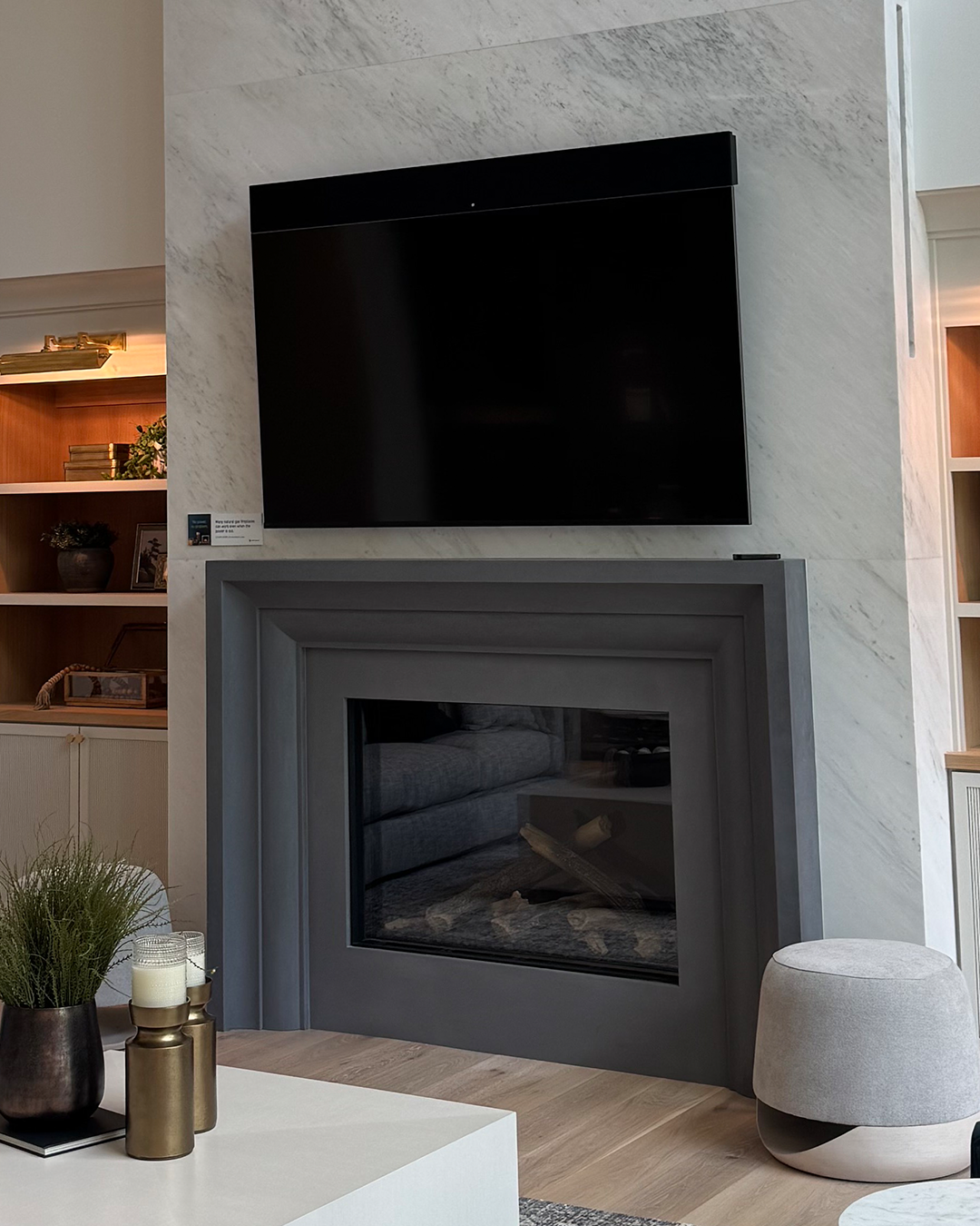 Amalfi Cast Limestone Surround