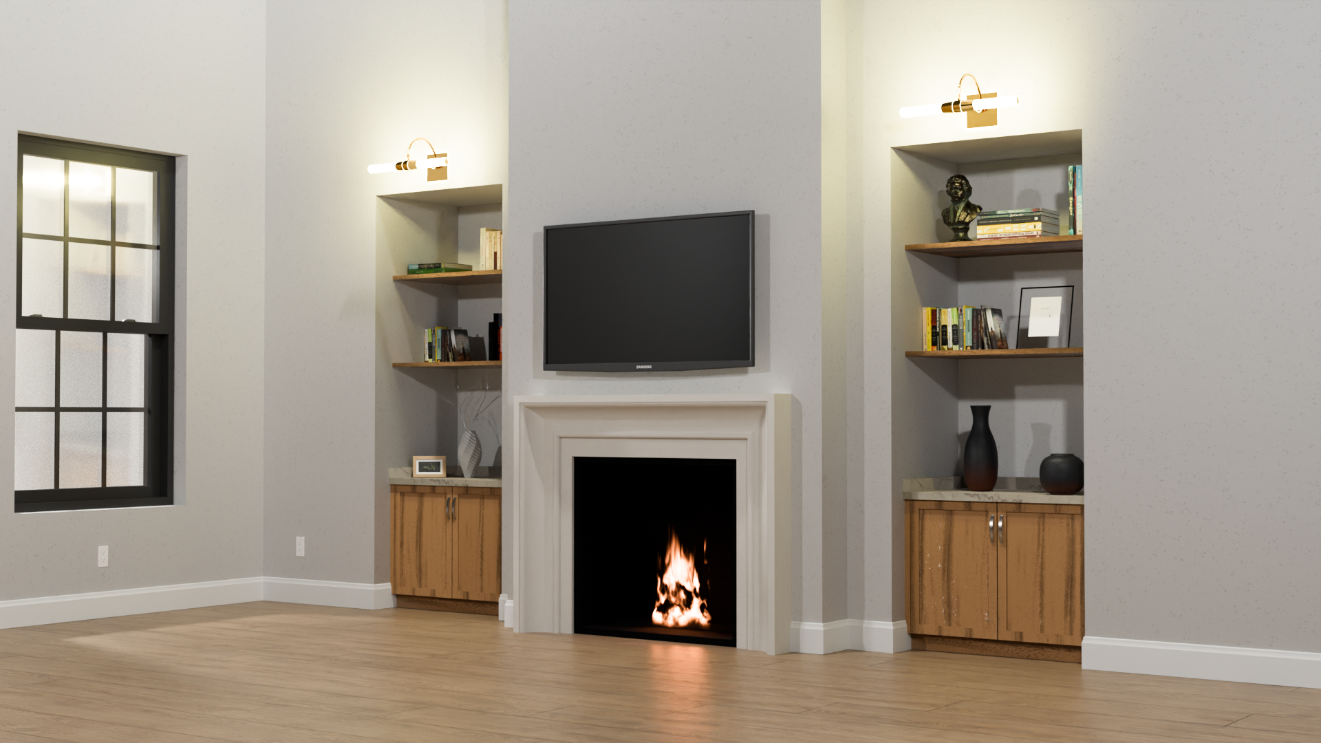 Naple Cast Limestone Surround